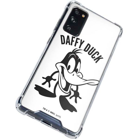 Looney Tunes Daffy Duck Big Head Galaxy S20 FE Clear Case